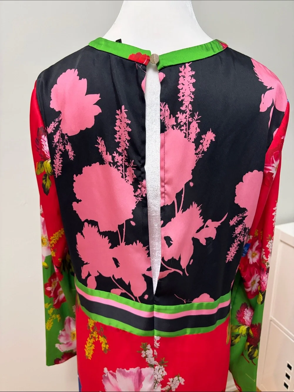 Ted Baker Yanna Berry Sundae Floral Tunic Dress Size 3 / US 8 - READ
